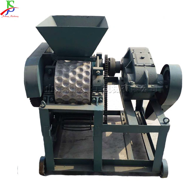 Message Pulverized Coal Briquetting Machine Ore Powder Roll Type Ball Press Machine