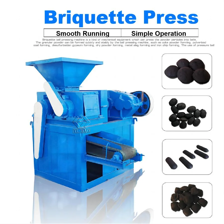 Factory Sale Coconut Shell Bamboo Rice Husk Wood Coal Charcoal BBQ Ball Honeycomb Press Briquette Maker Making Machine